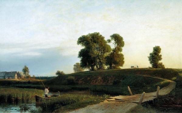 View of Lakhta near St Petersburg by Lev Lagorio